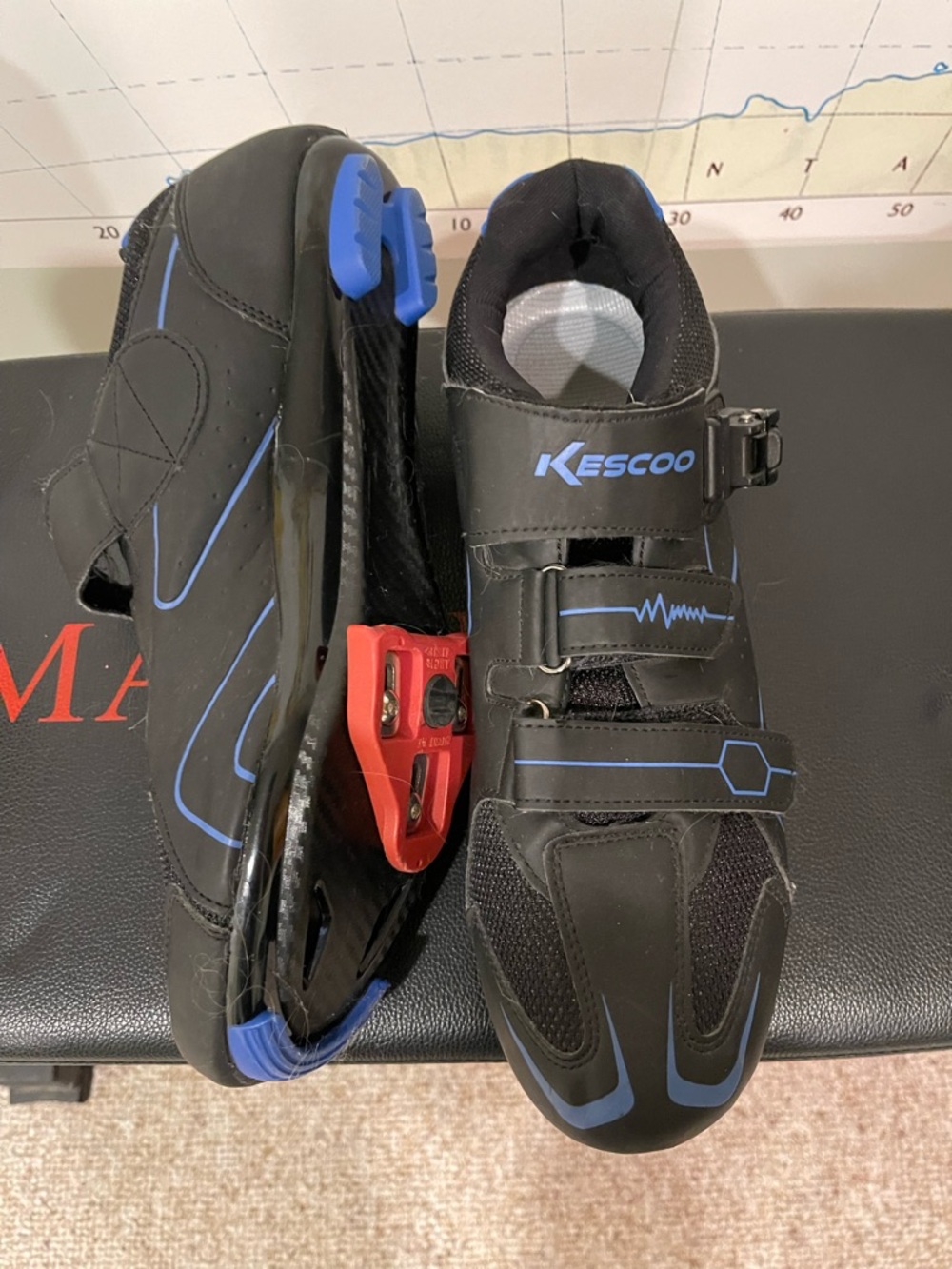 Men’s Black Cycling Shoes size 37 (US12)